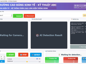 PHẦN MỀM : MÔ HÌNH PHÂN LOẠI LINH KIỆN ỨNG DỤNG YOLO