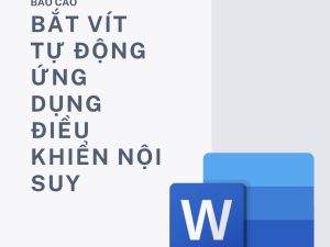 BÁO CÁO : THIẾT KẾ VÀ THI CÔNG HỆ THỐNG BẮT VÍT TỰ ĐỘNG  ỨNG DỤNG ĐIỀU KHIỂN NỘI SUY