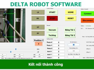 PHẦN MỀM : ROBOT DELTA KHỚP XOAY SẢN PHẨM PHÂN LOẠI THEO HÌNH DẠNG + MÀU SẮC
