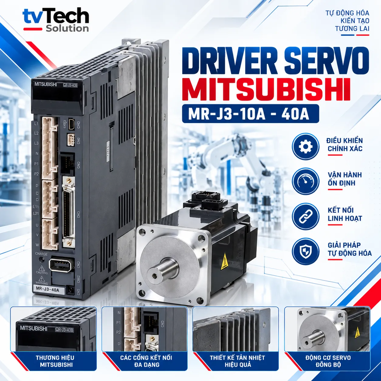 Driver Servo MR-J3 10A - 40A
