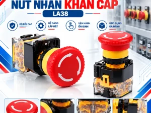 Nút nhấn khẩn cấp LA38-11 - LA38