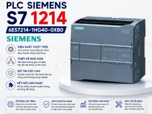 PLC Siemens 6ES7214-1HG40-0XB0 – PLC S7-1200 CPU 1214C DC/DC/RELAY Like New ( Bảo hành 12 tháng )