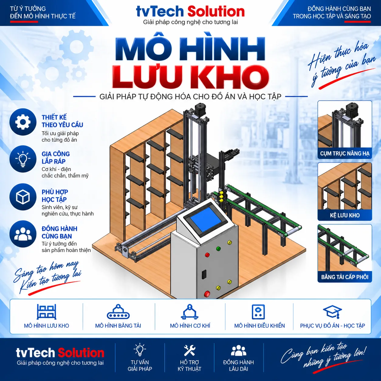 Mô Hình Lưu Kho - Tự Động Hóa Chuyên Nghiệp