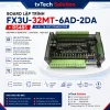 Board lập trình FX3U-32MT-6AD-2DA + RS485 (16 in / 16 out Transistor)