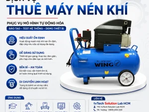 DỊCH VỤ THUÊ MÁY NÉN KHÍ – PHỤC VỤ MÔ HÌNH TỰ ĐỘNG HÓA
