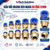Đầu nối nhanh ren ngoài ra khớp nối nhanh dùng cho khí nén, phun sương