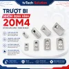 Trượt Bi Cho Nhôm Định Hình 2020, Kích Thước Lỗ M4 (20M4)