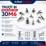 Trượt Bi Cho Nhôm Định Hình 3030, Kích Thước Lỗ M6 (30M6)