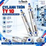 CYLANH TRÒN TY TN10 – 50 – 75 – 100 – 150  PHỤ KIỆN KHÍ NÉN • THIẾT BỊ TỰ ĐỘNG HÓA
