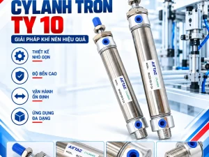 CYLANH TRÒN TY TN10 - 50 - 75 - 100 - 150  PHỤ KIỆN KHÍ NÉN • THIẾT BỊ TỰ ĐỘNG HÓA