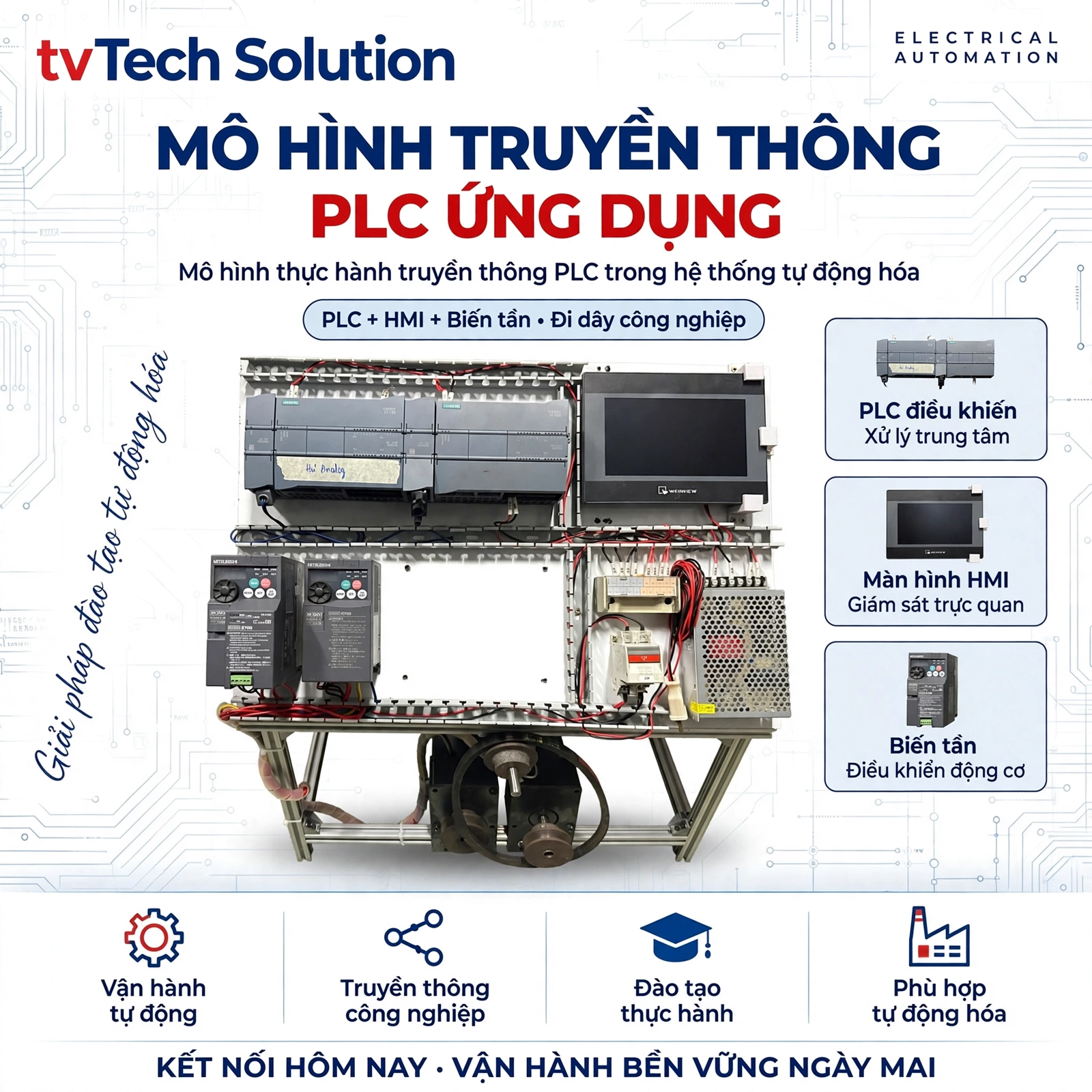Mô Hình Truyền Thông PLC Ứng Dụng